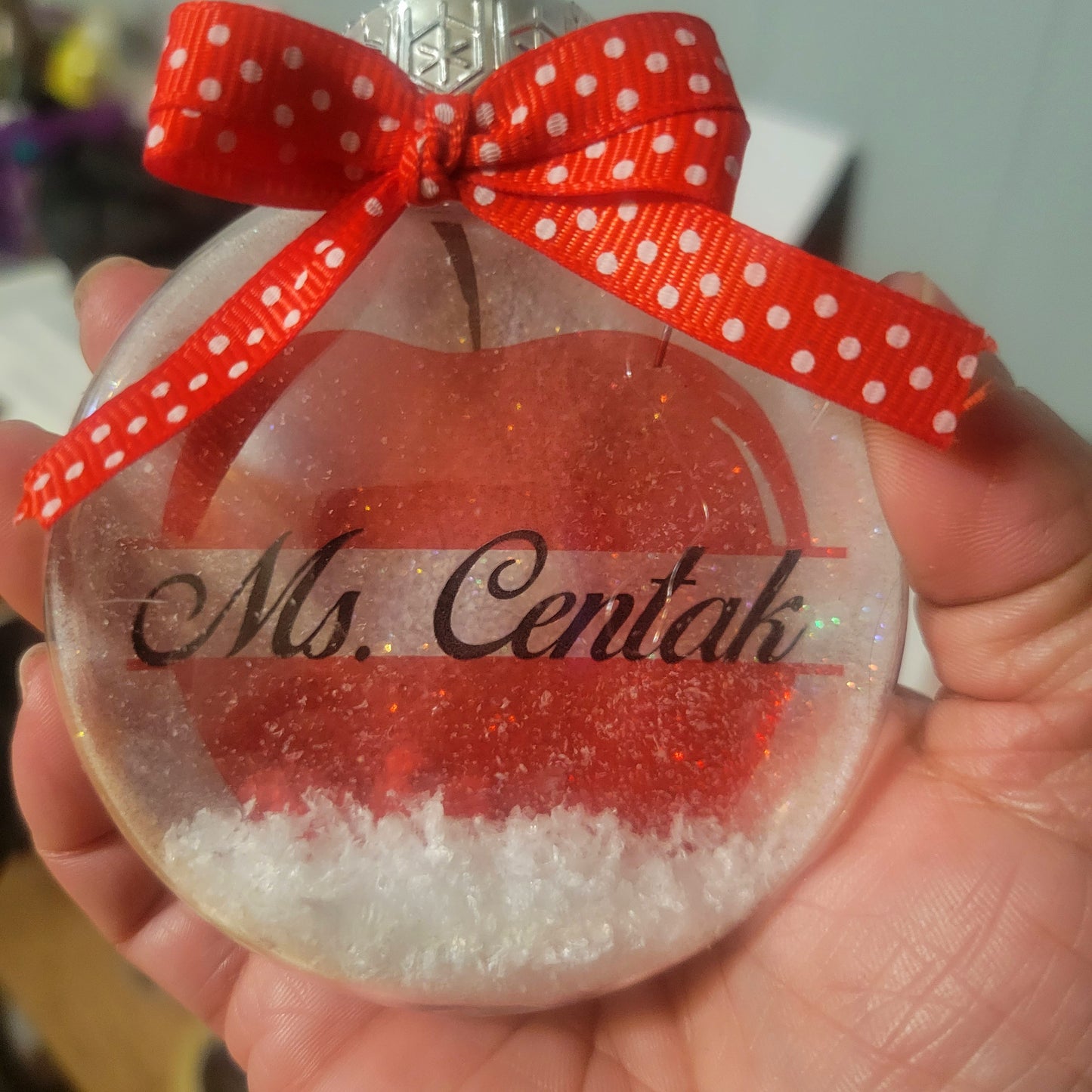 Teacher Holiday Ornament