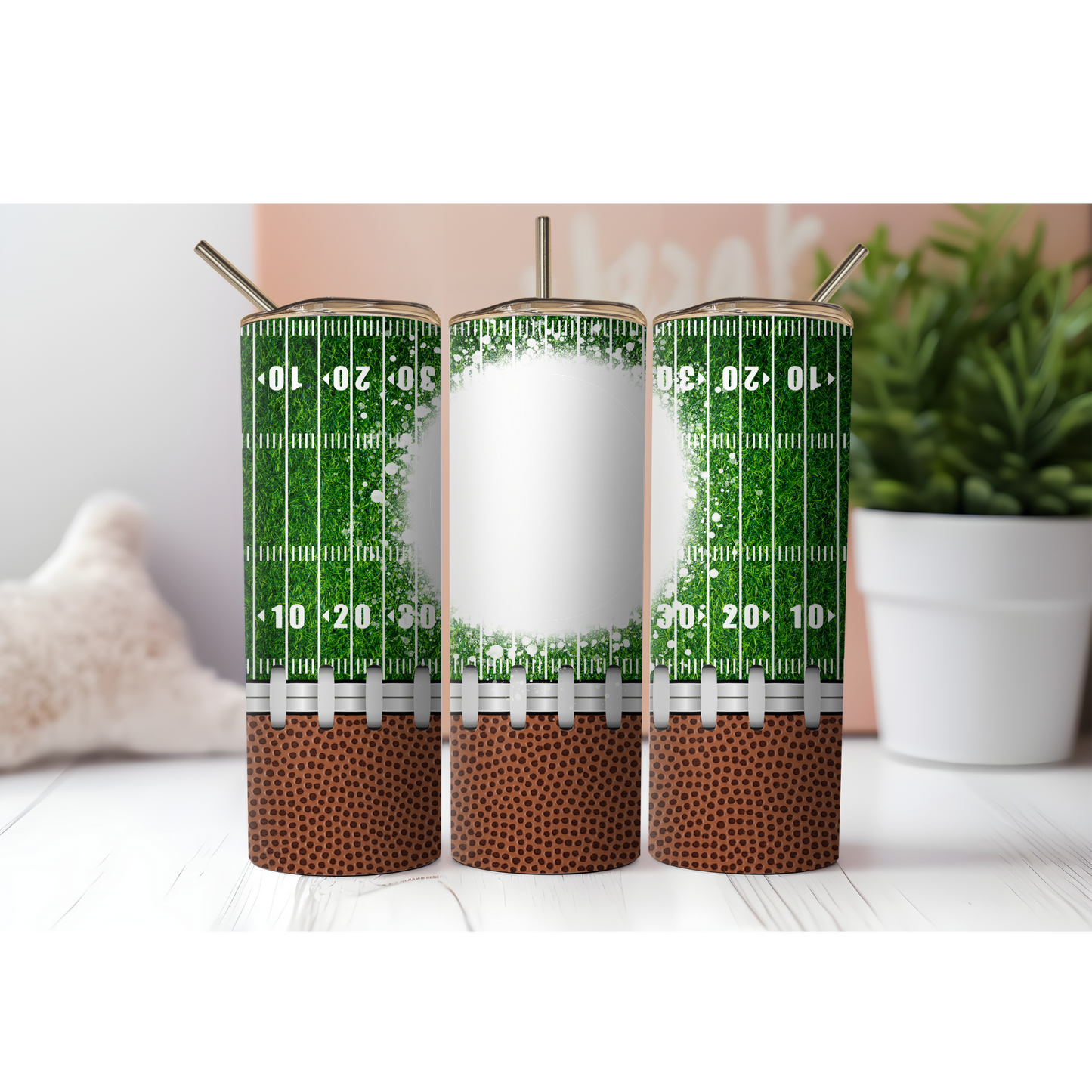 Foot Ball Photo Tumbler
