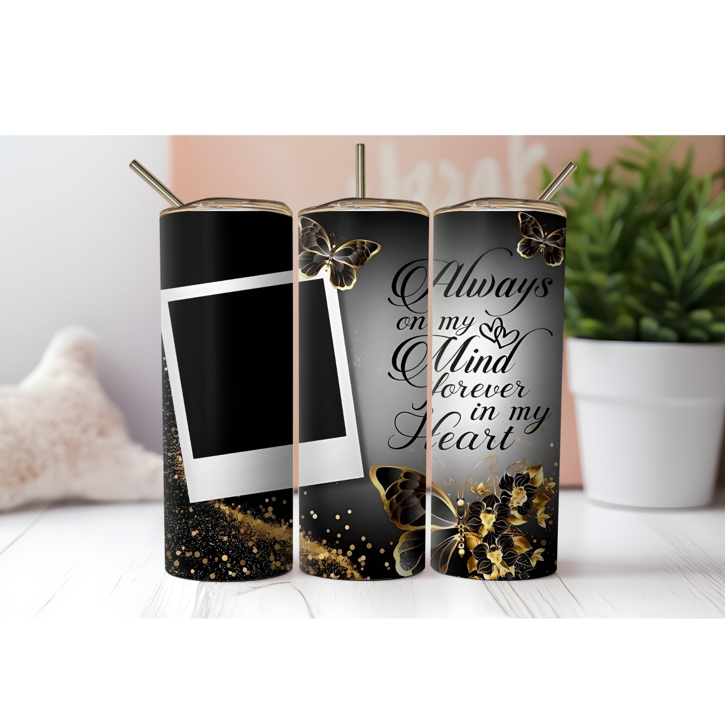 Forever in my Heart Photo Tumbler