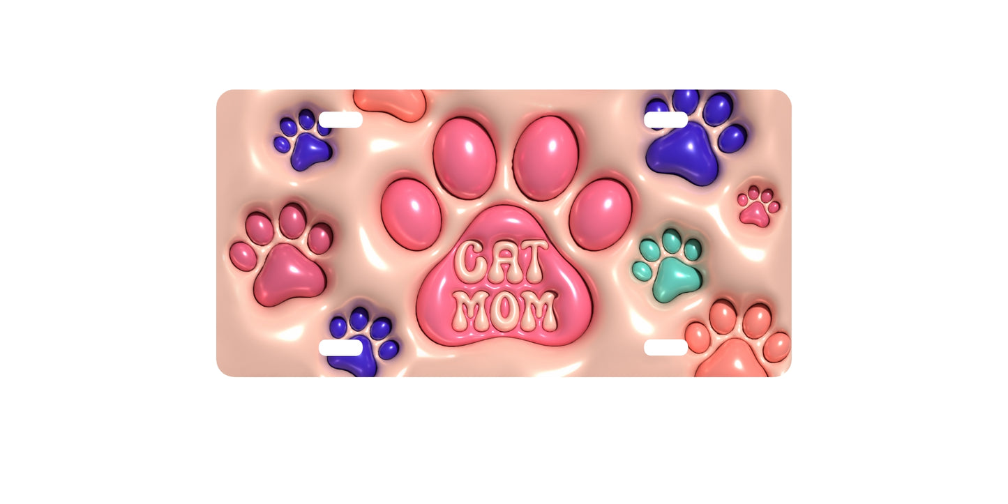 Cat Mom Plate