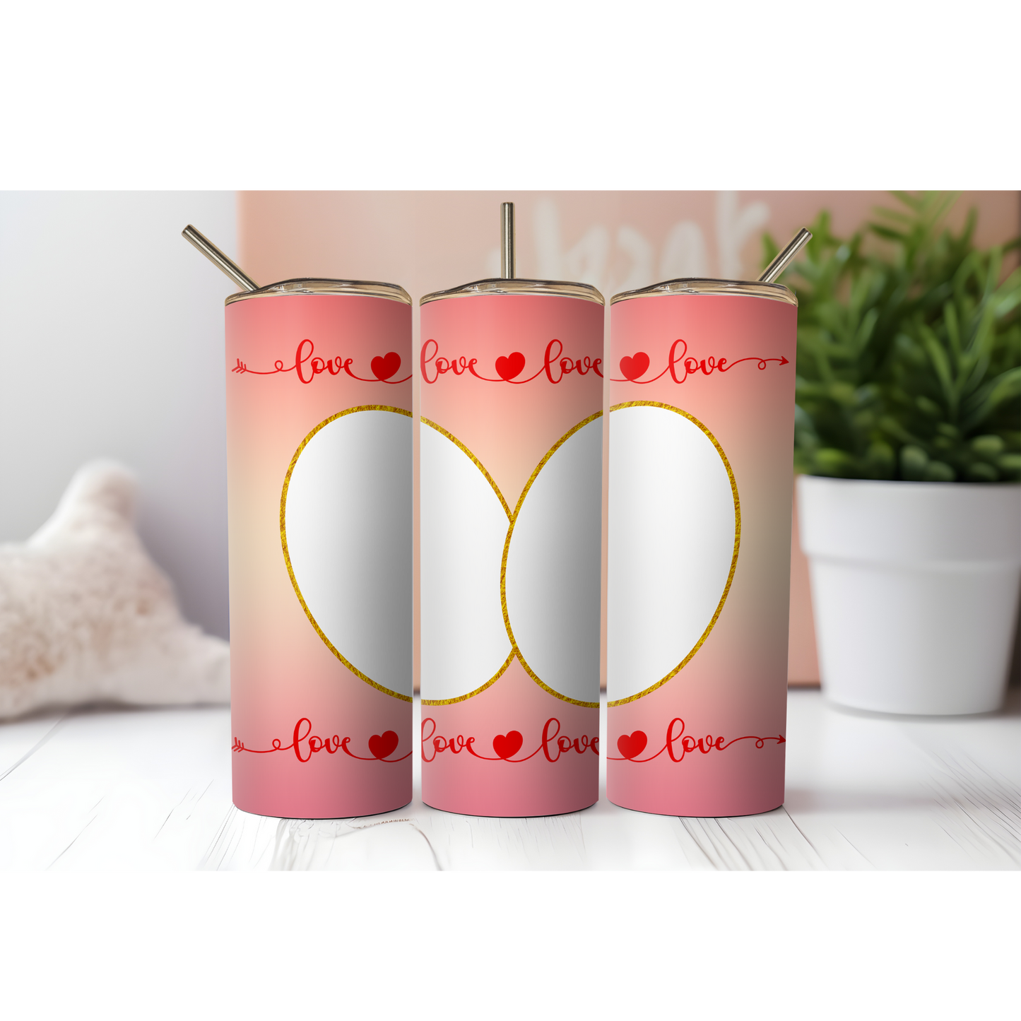 Love Photo Tumbler