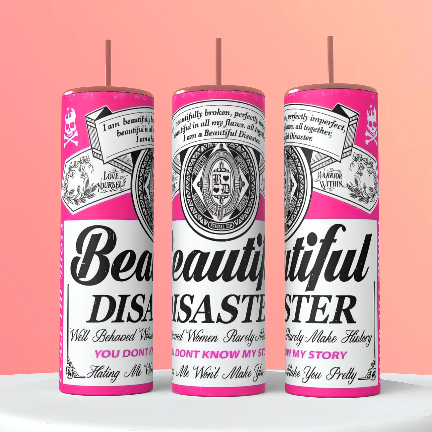 Beautiful Disaster Tumbler