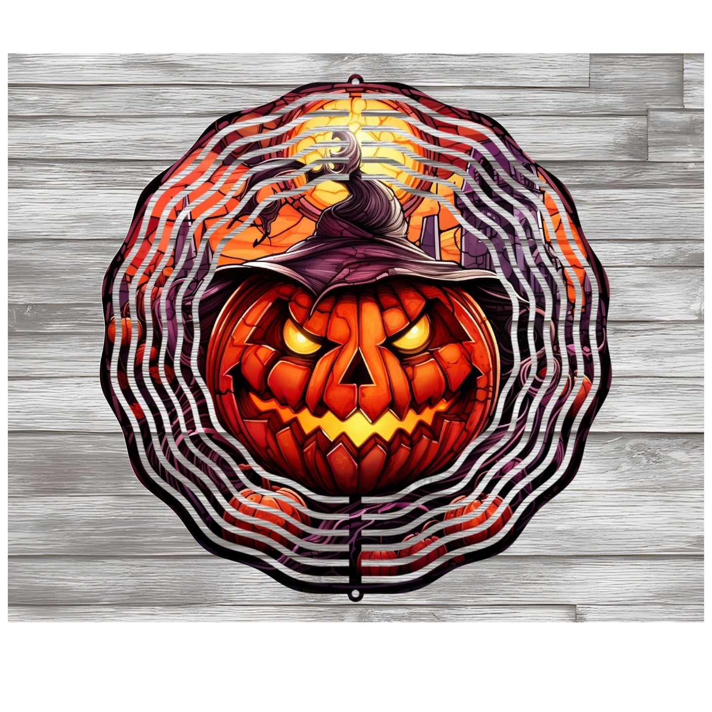 Scarey Pumpkin Wind Spinners