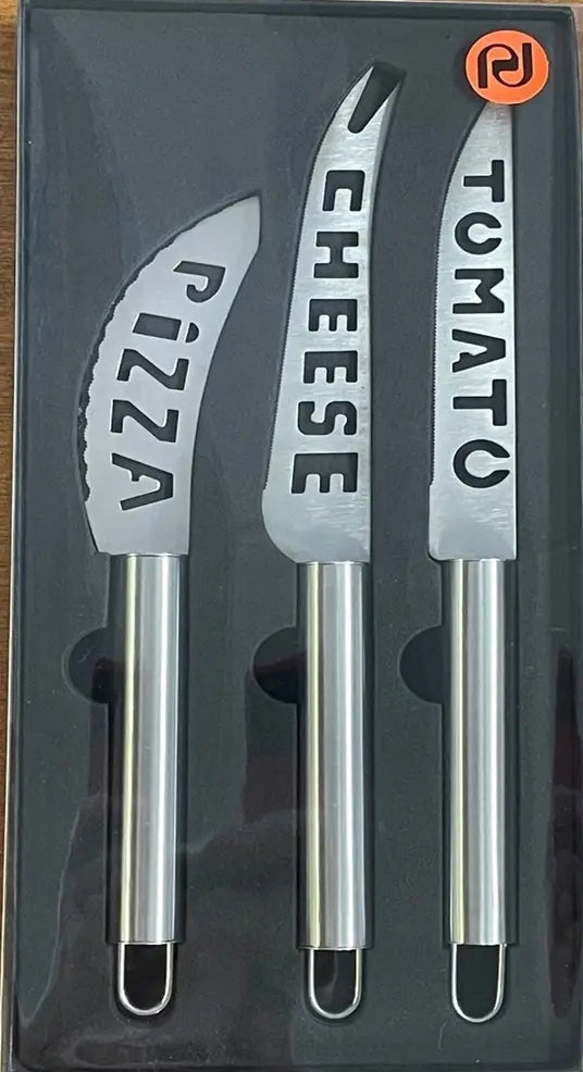 Pizza, Cheese, Tomato Knives