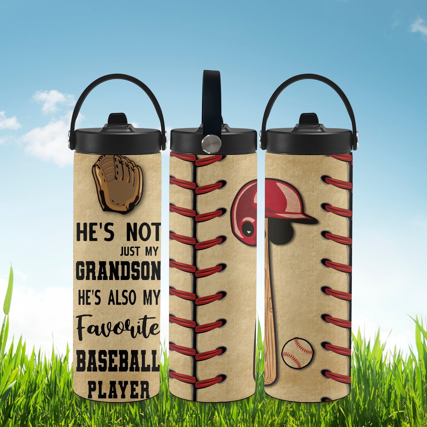Grandson Baseball Player