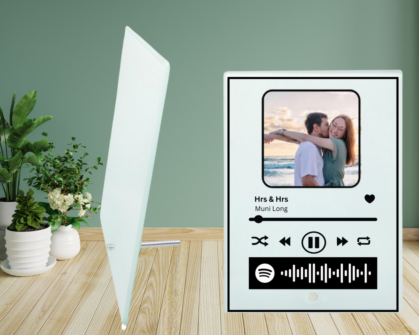 Spotify Code Glass Photo Frame