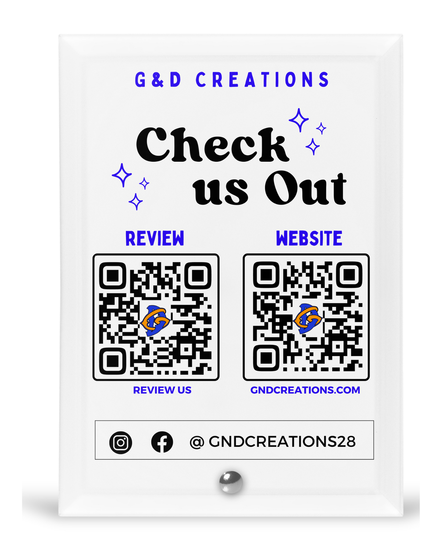 Website and Review Signage