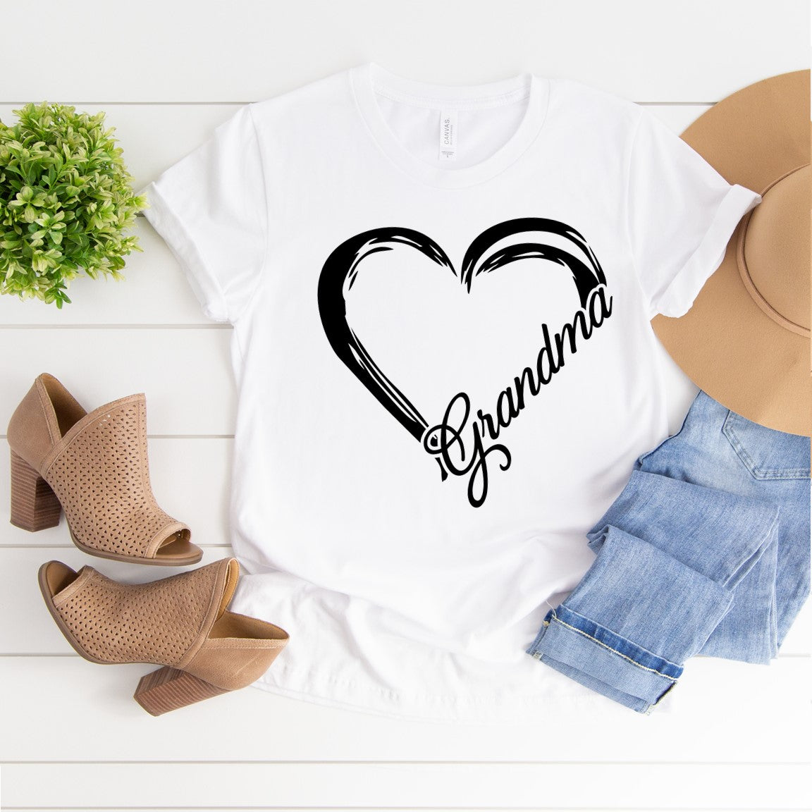 Grandma Heart Shirt