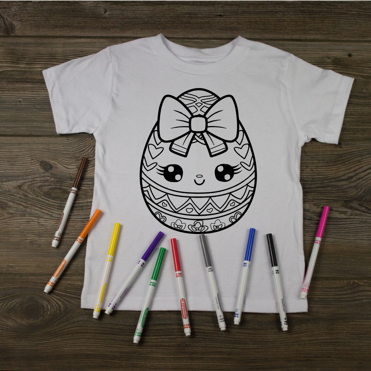 Easter Egg Coloring T-Shirt