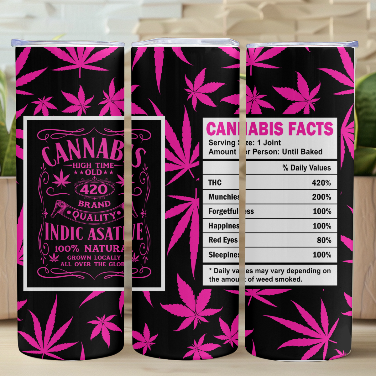 20 OZ Cannabis Tumblers
