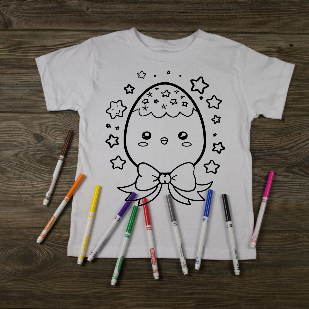 Easter Egg Coloring T-Shirt