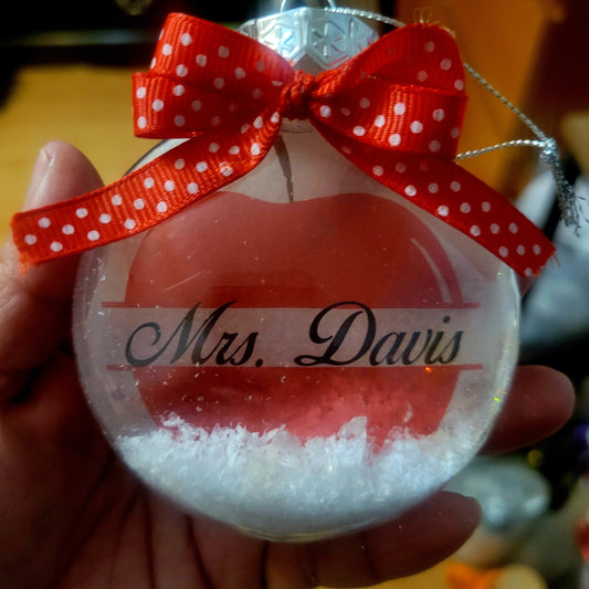 Teacher Holiday Ornament