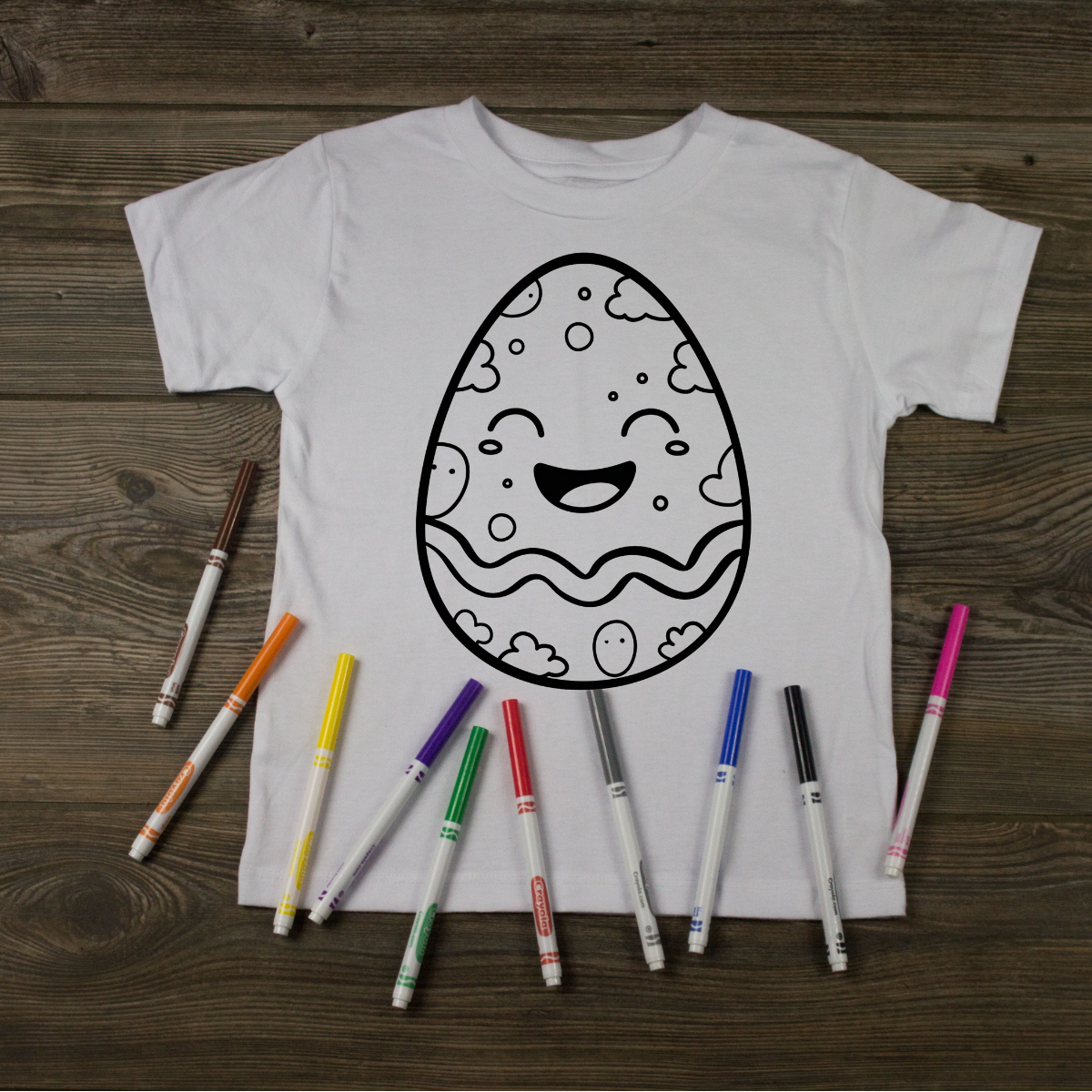 Easter Egg Coloring T-Shirt
