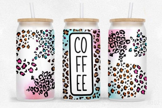 COFFEE- Cheeta Print
