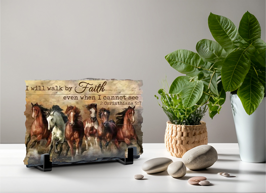 Walk  by Faith-Wild Horses.