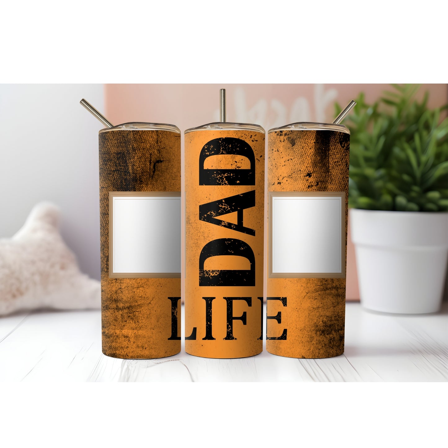 Dad Life Photo Tumbler