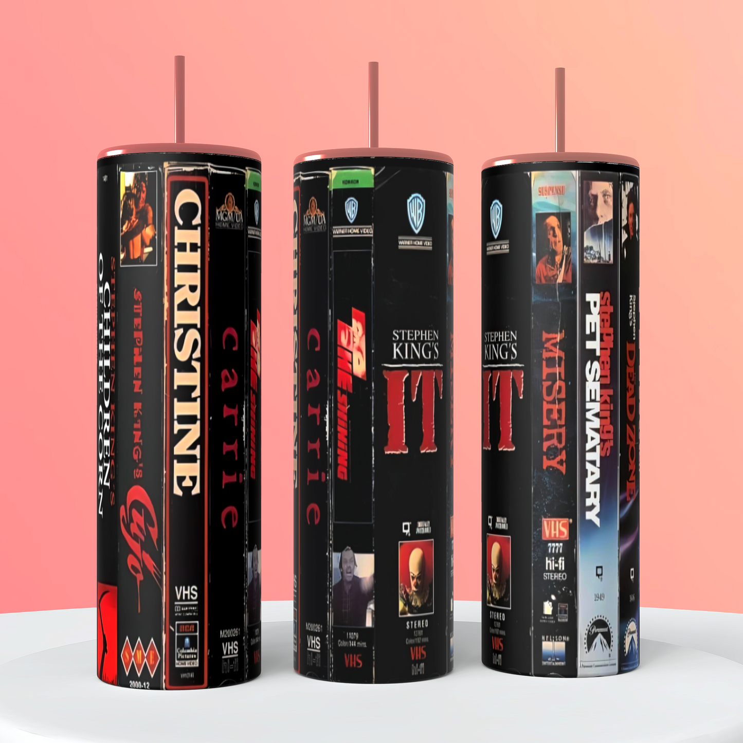 Horror VHS Movie Tumbler