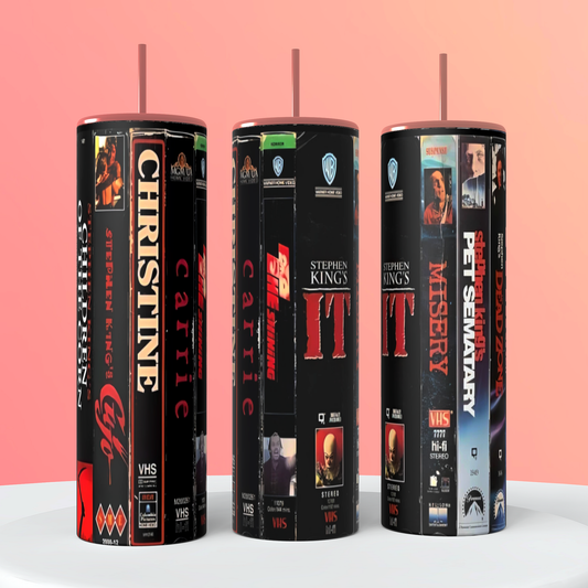 Horror VHS Movie Tumbler