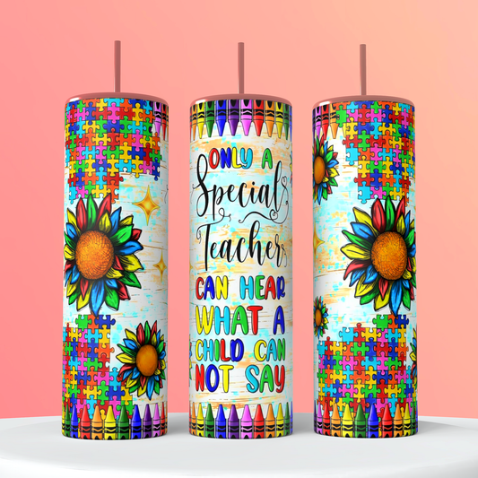 Special Teacher Autism Tumbler