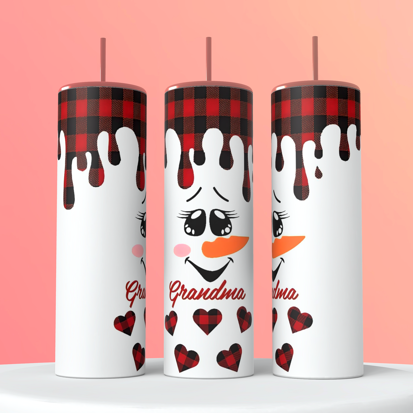 Customized Holiday Tumbler.