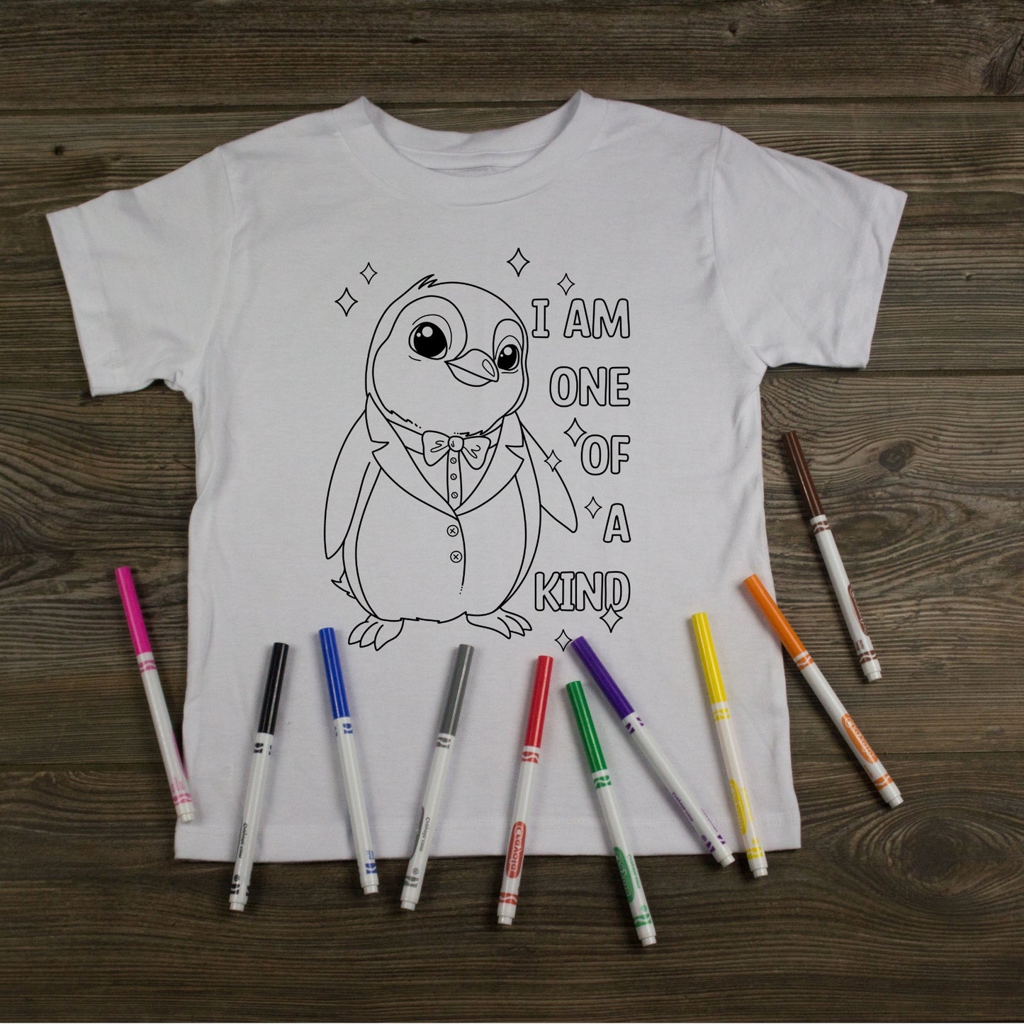 I am one of a Kind-Coloring Affirmation T-shirt