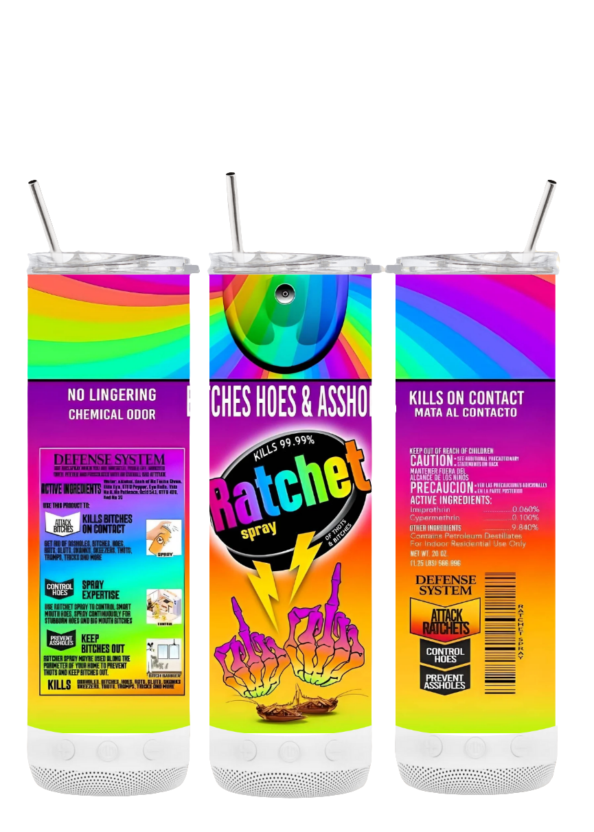 Ratchet Spray 20 oz Bluetooth Tumbler