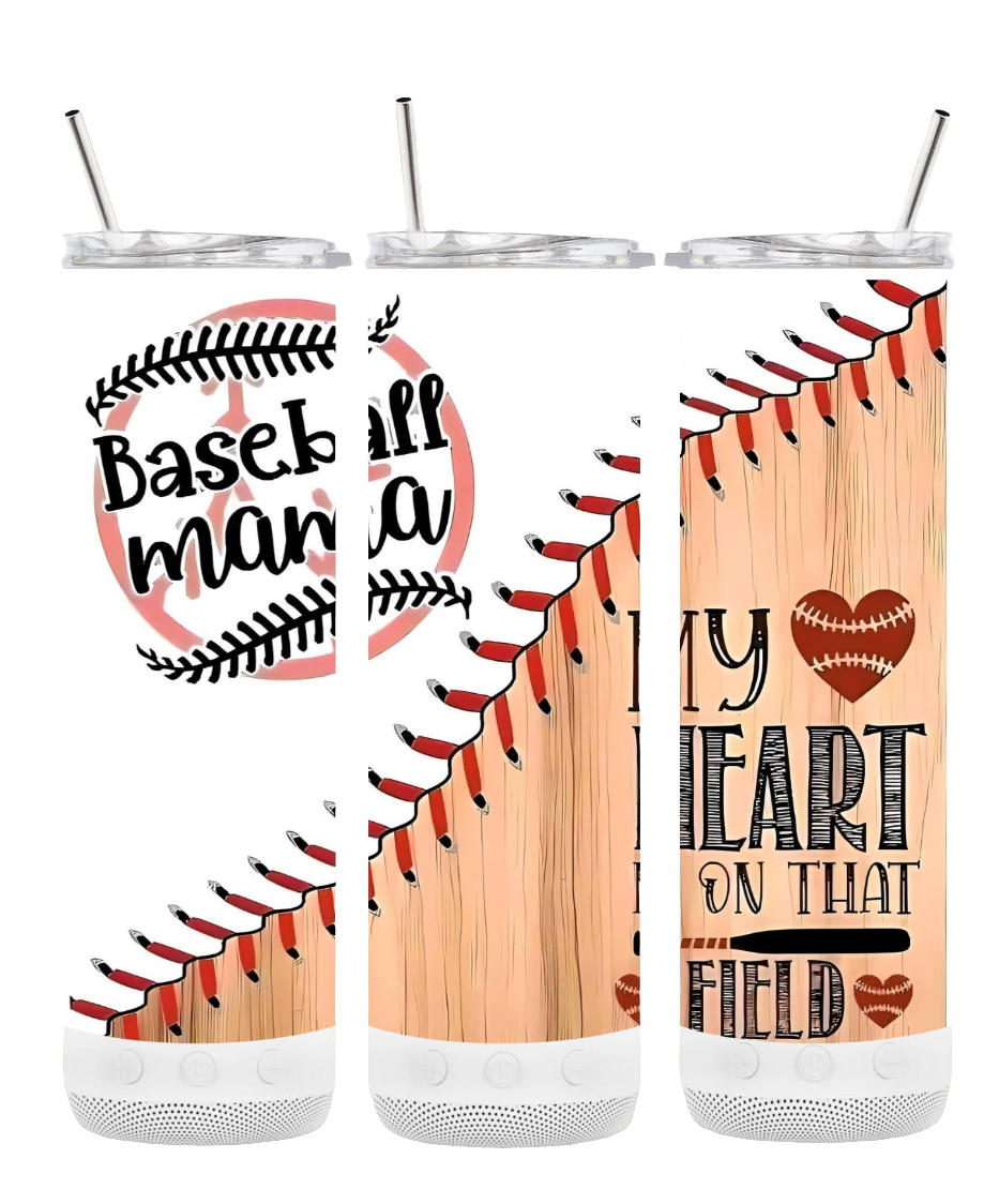 Baseball Momma Bluetooth Tumbler