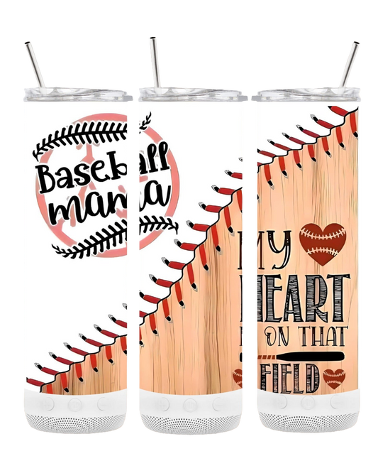 Baseball Momma Bluetooth Tumbler