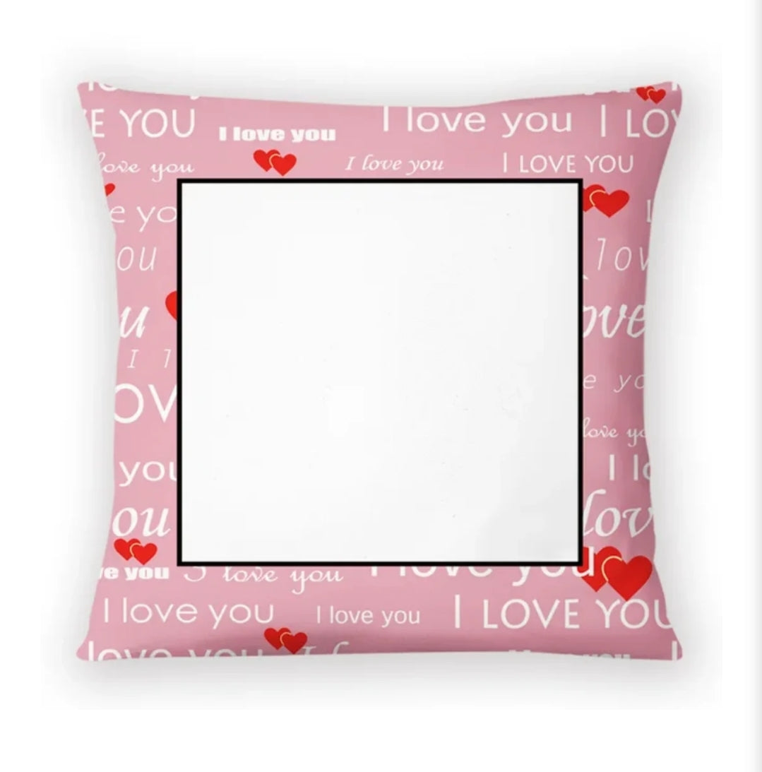 I Love You Photo Pillow Case