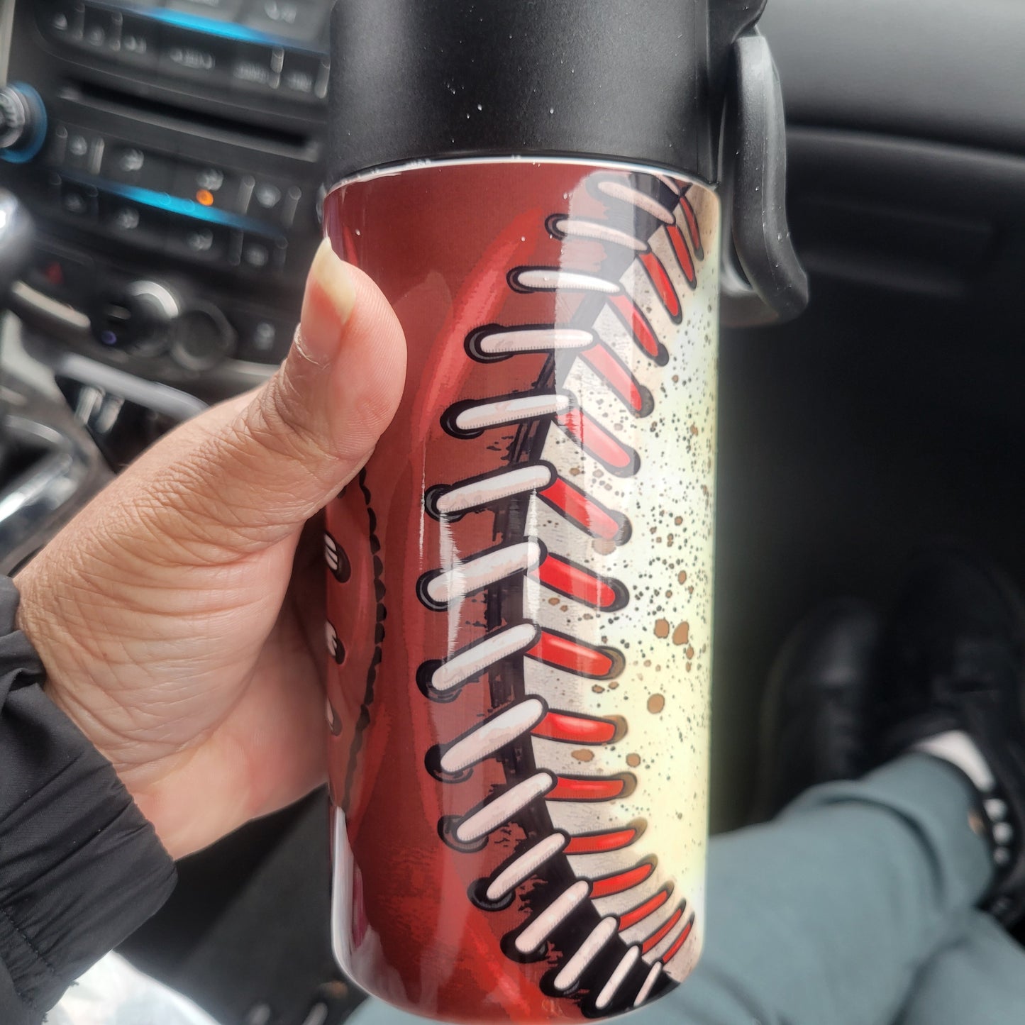 12 oz, Baseball/Football Tumbler