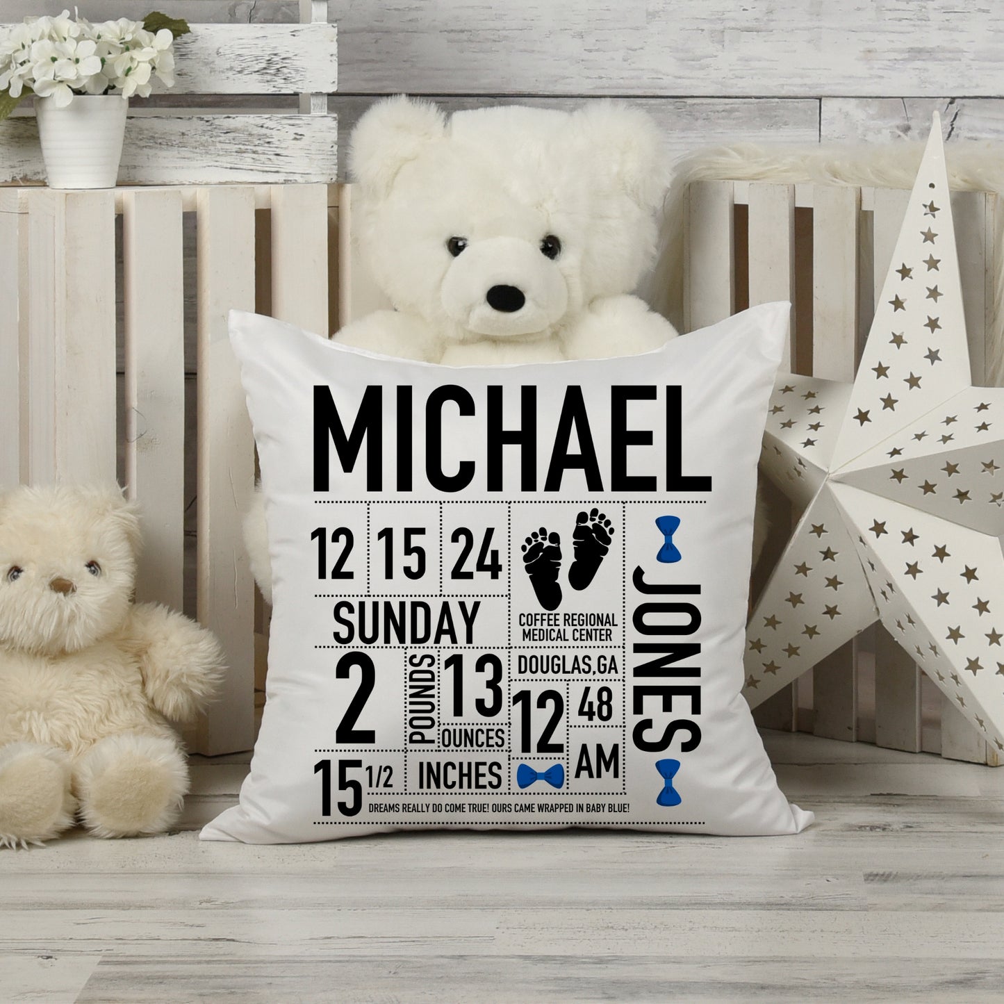 Birth Announcement Pillows