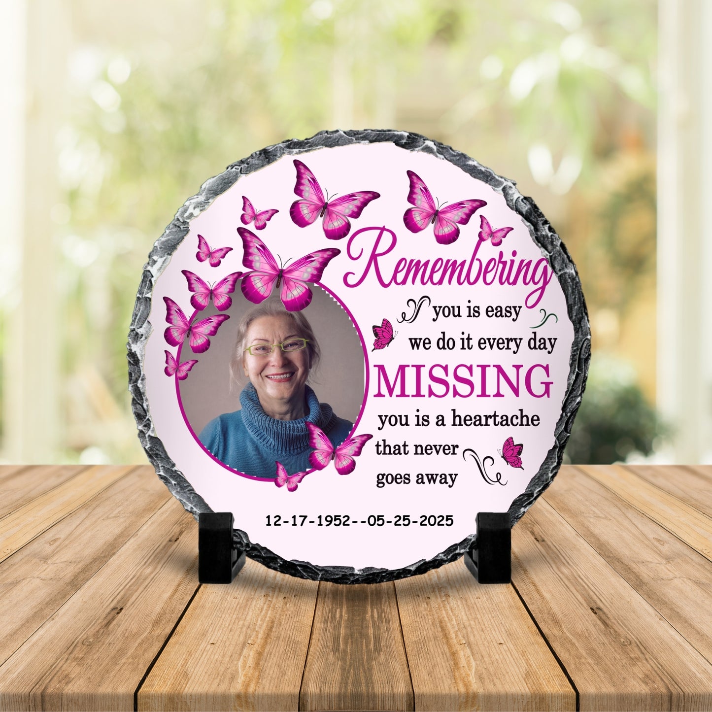 Memorial Photo Slate