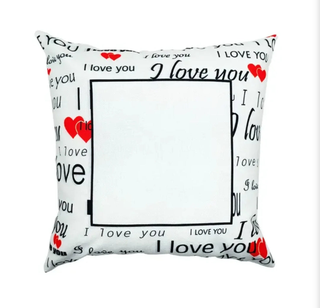 I Love You Photo Pillow Case