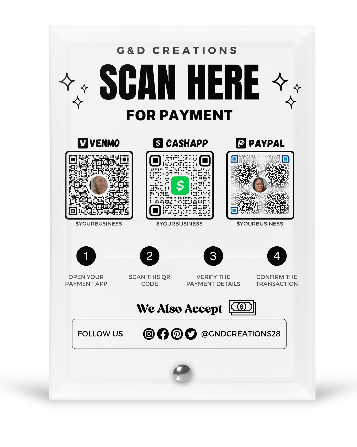 Scan to Pay Signage
