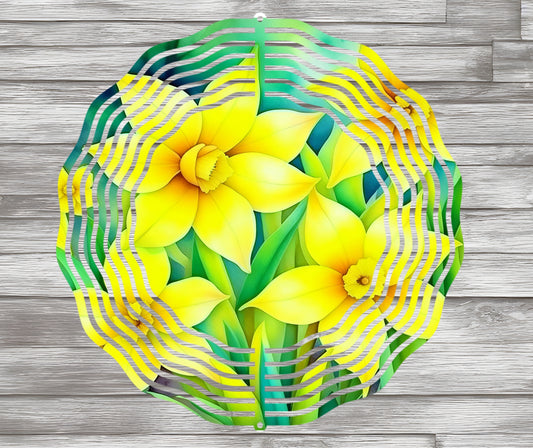 Daffodil Wind Spinner