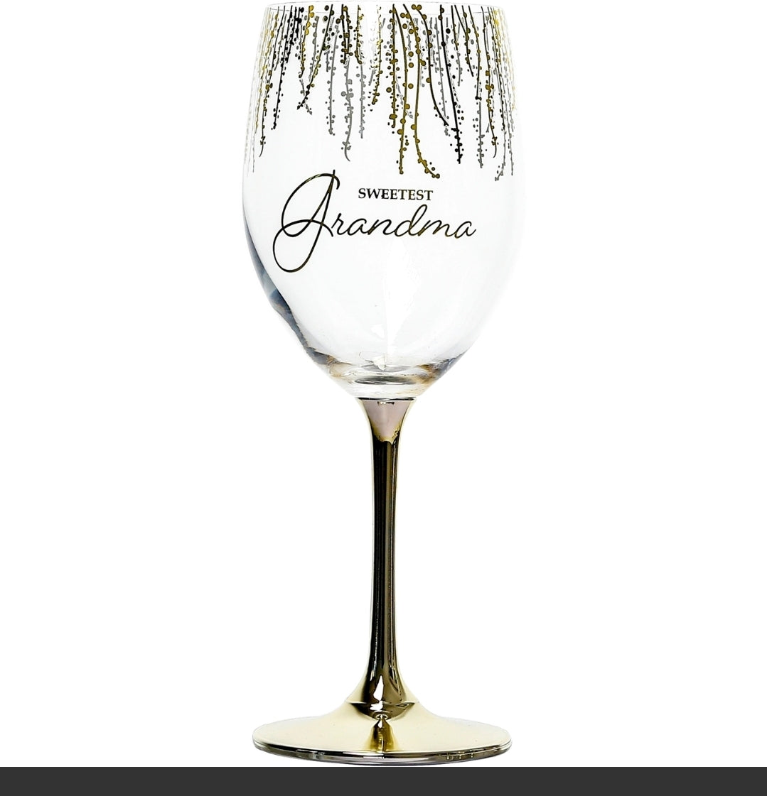 Sweetest Grandma Wine Glass