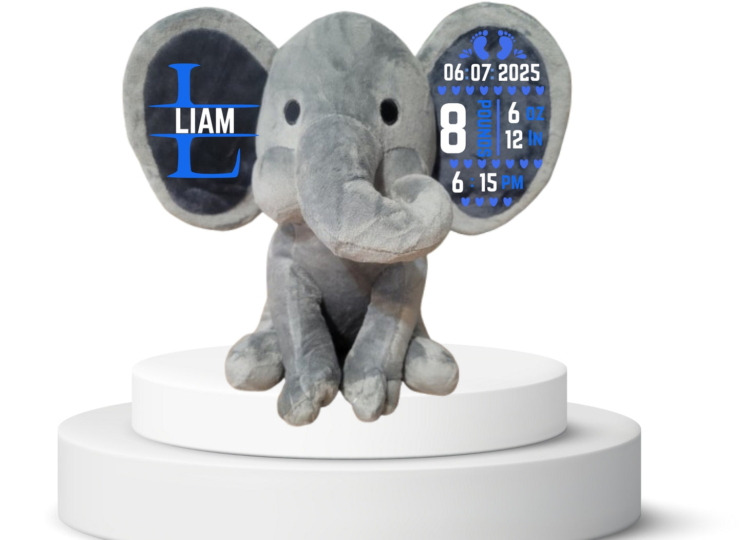 Birth Announcement Elephant