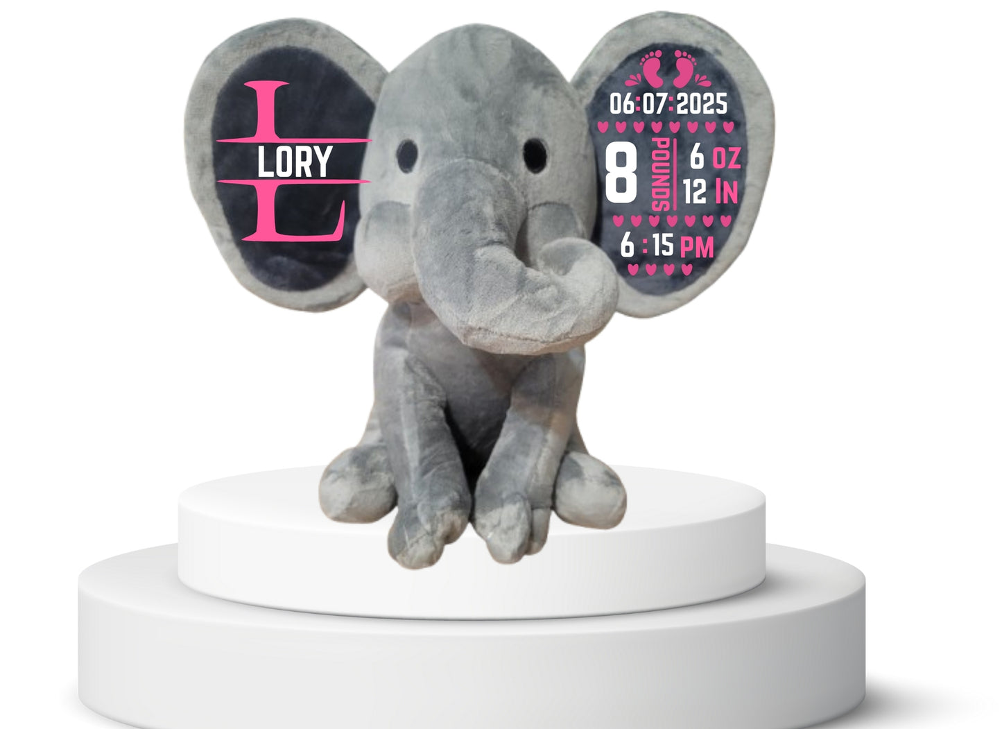 Birth Announcement Elephant
