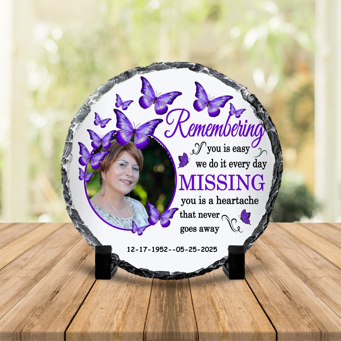 Memorial Photo Slate