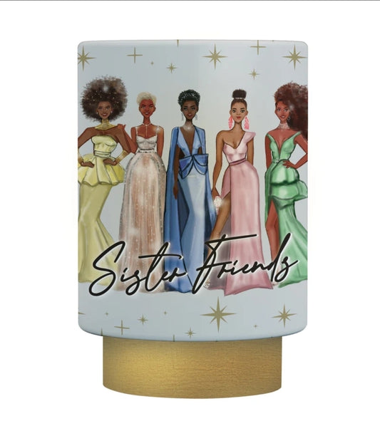 "Sister Friends" LED flameless candle