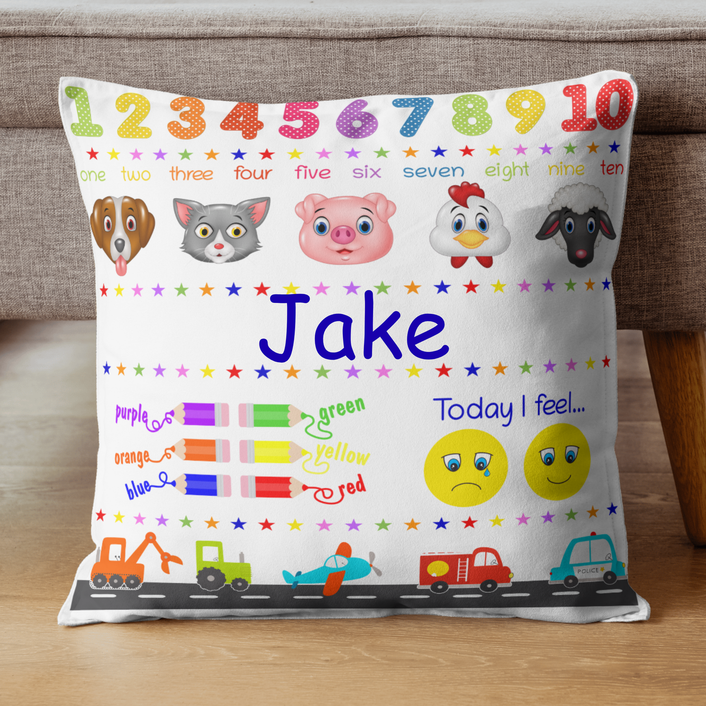 Today I Feel..Learning Pillow