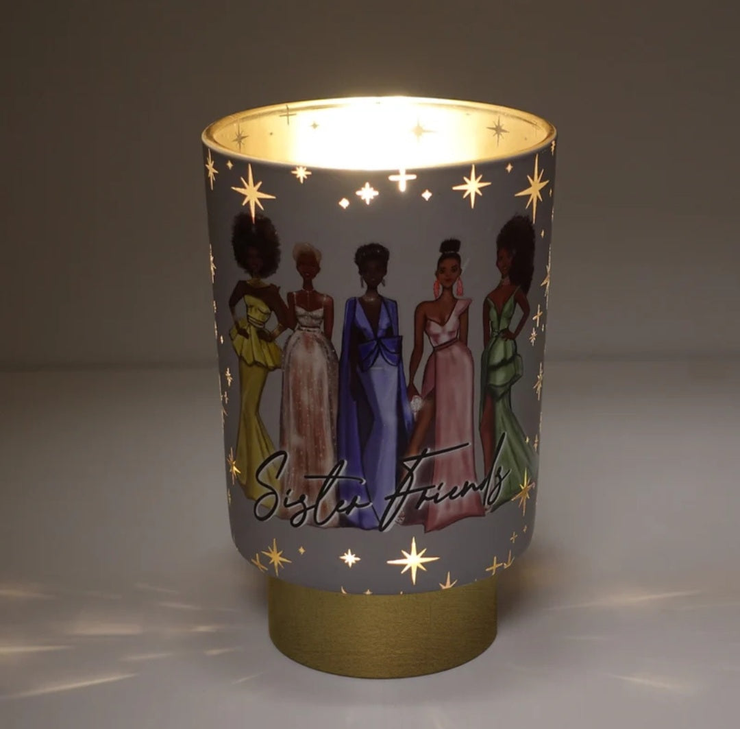 "Sister Friends" LED flameless candle