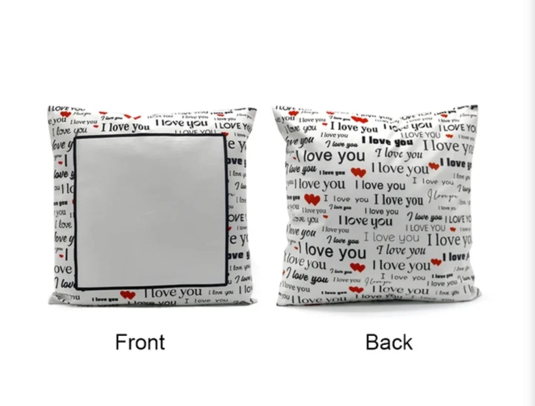 I Love You Photo Pillow Case